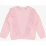 Breeze Kız Çocuk Sweatshirt Güpürlü 1.5-5 Yaş, Pembe - 2 Yaş