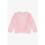 Breeze Kız Çocuk Sweatshirt Güpürlü 1.5-5 Yaş, Pembe
