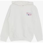 Breeze Kız Çocuk Sweatshirt Kanguru Cepli Yazı Baskılı Güpürlü 3-8 Yaş, Ekru - 3 Yaş