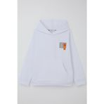 Breeze Kız Çocuk Sweatshirt Kapüşonlu Arma Detaylı 4-8 Yaş, Beyaz