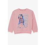 Breeze Kız Çocuk Sweatshirt Pullu Baskılı 9-14 Yaş, Pudra