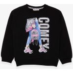 Breeze Kız Çocuk Sweatshirt Pullu Baskılı Siyah (9-14 Yaş) - 9 Yaş