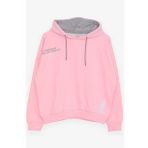 Breeze Kız Çocuk Sweatshirt Yazı Baskılı 9-14 Yaş, Neon Pembe