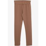 Breeze Kız Çocuk Tayt Basic 9-14 Yaş, Kahverengi - 10 Yaş