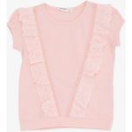 Breeze Kız Çocuk Tişört Güpürlü 1.5-5 Yaş, Somon - 1,5 Yaş
