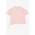 Breeze Kız Çocuk Tişört Papatya Baskılı 7-12 Yaş, Pembe
