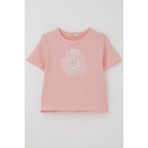 Breeze Kız Çocuk Tişört Tül Çiçek Armalı Boncuk Aksesuarlı Kemer Boy 8-14 Yaş, Pembe - 9 Yaş