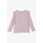 Breeze Kız Çocuk Uzun Kollu Bluz Fırfırlı 2-6 Yaş, Pembe - 2 Yaş