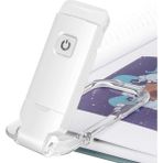 Breeze Led Kitap Klipsi Okuma Lambası - Beyaz (Yurt Dışından)