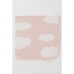 Breeze Yenidoğan Bebek Battaniyesi Bulut Desenli Standart, Pembe