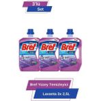 Bref Yüzey Temizleyici Lavanta 3x 2.5 lt 3'lü Set