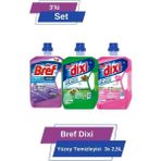 Bref Yüzey Temizleyici Lavanta Gül Çam 3x 2.5 lt 3'lü Set