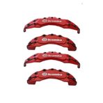 Brembo Seat Leon ile Uyumlu Kırmızı Kaliper Kapağı, 4'lü Set