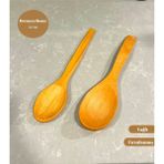 Bremen Home 2li Ahşap Set, Servis ve Pilav Kaşığı, Tahta Kaşık (27 Cm)