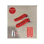 Bremen Home 2li Silikon Sap Çelik Saplı Çaydanlıklar için Tutacak (12cm-Kırmızı)