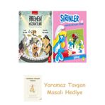 Bremen Mızıkacıları + Şirinler İle Hikâyeli Boyama Kitabı - Şirine + Yaramaz Tavşan Masalı
