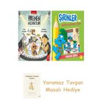 Bremen Mızıkacıları + Şirinler İle Hikâyeli Boyama Kitabı - Yabani Şirin + Yaramaz Tavşan Masalı