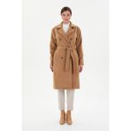 Brendon Kadın Kaban Camel 22W24001507 - 36