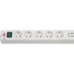 Brennenstuhl Bremounta 2x Usb Şarj 3 mt Beyaz 5 Soketli Priz