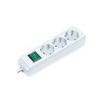 Brennenstuhl Eco Line Serisi 5 mt 3 Soketli IP20 Lisanslı Beyaz Çocuk Korumalı Priz