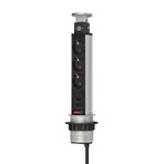Brennenstuhl Tower Power Serisi 2 USB 2.0 2100 mAh Hızlı Şarj Özellikli 3 Soketli 2 m Fonksiyonel Masaüstü Priz