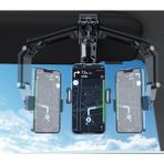Brentino 1080° Dönebilen Çok Fonksiyonlu Araç Içi ve Masa Üstü Telefon Tutucu Klipsli - Siyah
