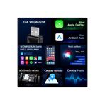 Brentino ANDROID CAR PLAY ADAPTÖR BLUETOOTH 5.4 WIFI 6 KABLOSUZ CARPLAY ANDROID AUTO USB C ARAÇ