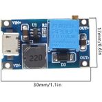 Brettablata 5 Adet 2A Dc-Dc MT3608 Mikro Usb'li Step Up Boost Modülü, Dönüştürücü (Yurt Dışından) - Renkli