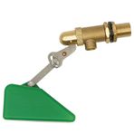 BREUAILY 1/2 '' Şamandıralı Vana, Plastik Şamandıralı Pirinç Vana, Ayarlanabilir Kollu Şamandıralı Küresel Vana, Tuvalet Rezervuar Hayvancılık Su Deposu için Otomatik Dolum Şamandıralı Küresel Vana