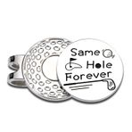 Brevcrnr Noel Çorap Stuffers Beyaz Fil Hediyeler Golf Topu Marker Şapka Klip Golf Gag Koca Erkek Arkadaş için Hediyeler Golf Lover Yıldönümü Düğün Hediyeleri Erkekler için Doğum Günü Hediyeleri Sevgililer