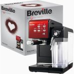 Breville Prima Latte Iı Espresso Makinesi 19 Bar Süt Köpürtücülü - Kırmızı