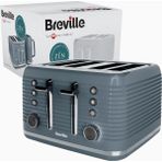 Breville Zen 4 Dilim Ekmek Kızartma Makinesi Geniş Yuvalı - Gri