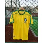 Brezilya Milli Takımı 98 Dünya Kupası Sarı Nostalji Neymar JR Forması