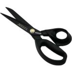 Brezilya Stili Teflon Kağıt, Krapon Makası – Yapışmaz Siyah Titanium Profesyonel Makas, 24 cm