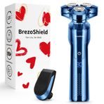 BrezoShield 2024 Yeni Erkek Elektrikli Tıraş Makinesi, [Hassas Düzeltici ve AB Adaptörü], Pilli Tıraş Makinesi, Erkek Islak ve Kuru Tıraş Makinesi, LED Göstergeli ve Seyahat Kilidi, IPX7 Su Geçirmez -