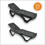 Brezza Elite Şezlong Antrasit 2 Adet