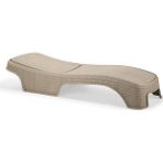 Brezza Royal Rattan Güneşlenme Şezlong 70x197x36 cm Enjeksiyon Rattan Malzemeden Üretilmiştir