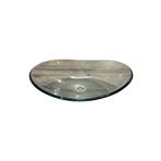 Brezza Şeffaf Elips Cam Lavabo - B-94