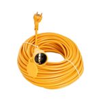 BRF KYonlineSell Seyyar Uzatma Kablosu, Erkek ve Dişi Fiş Kaplinli, Kapaklı Prizli, 3x2.5 mm, Kalın Kabl