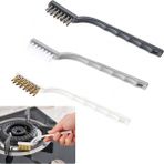 Brf Store Bascisell Orret Home 3lü Tel Fırça Aspiratör,ocak,banyo,musluk,duşakabin,lavabo,fırın Için Temizlik Fırça Seti Derz Araları,yağ ve Pas Temizliği