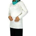 BRG BAYAN ÖNÜ PİLELİ KURDELELİ TUNİK 39648 EKRU M