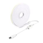 Briaatt 2M USB 5V Smart Neon Strip Lights Touch Sensor Dimmable LED Lamp Waterproof Flexible Light for Home Room Kitchen Decor B
