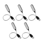 Briaatt An Maher Multifunctional USB Laptop Lamp, Equipped with Flexible Gooseneck, Eye Protection LED Technology for Reading.