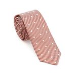 Brianze SKAI-3 Krem Desenli Slim Kravat