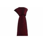 Brianze SKP-10 Bordo Nokta ve Kare Desenli Slim Kravat