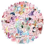 Bric Dodo 100 adet sevimli Axolotl çıkartma, dizüstü bilgisayar, telefon, gitar, kaykay, dizüstü bilgisayar, araba, motosiklet, bisiklet, vinil çıkartma, su geçirmez, tatlı, aksolotl çıkartma,
