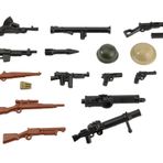 Brickarms Alliiertes Waffenset, ikinci dünya silahlar için set Custom silahlar LEGO figürler