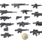 BrickArms Modern Combat Assault Silah Paketi, LEGO minifgures için özel silahlar