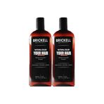 Brickell Erkeklere Anti White 2x237 ML Beyazlamış Saç Sakal Şampuanı