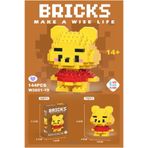 Bricks Brikcks Winnie the Pooh Yapboz 3D Puzzle Yapı Oyuncak